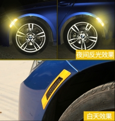 Wheel Eye Brow Reflective Stickers + Carbon Fiber