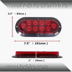 10leds side brake warning light