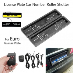 License Plate Car Number Roller Shutter
