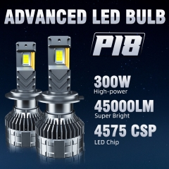 CSP4575 P18 300W 45000lm Car LED Headlight