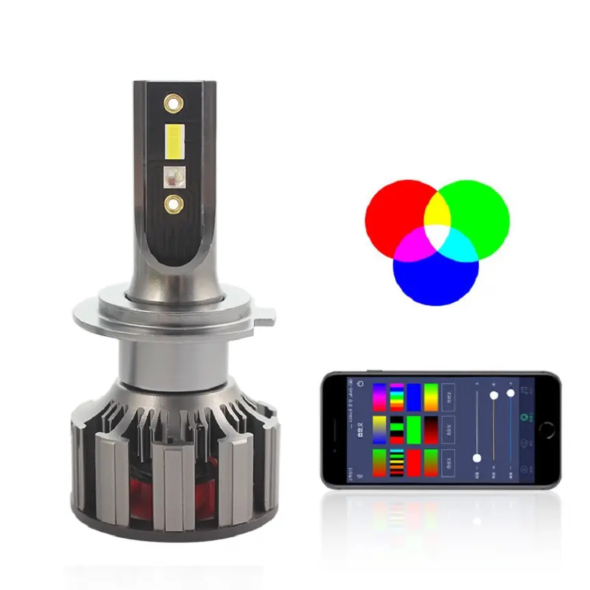 RGB Car Led Headlight Bulb 40W