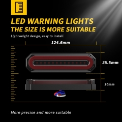 45leds truck side light/warning light