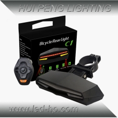 USB Chargeable 2000mah 70lm Intelligent induct Bicycle Tail light