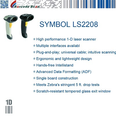 Escáner de código de barras LS2208 Symbol
