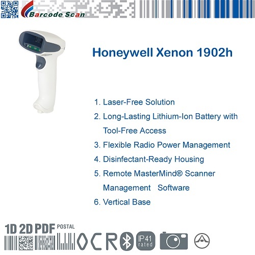 Honeywell Xenon 1900g & 1902g 一般的なデューティスキャナ
