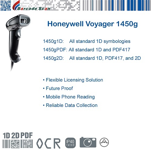 Honeywell Voyager 1450g & 1452g Upgradeable General Duty Scanners