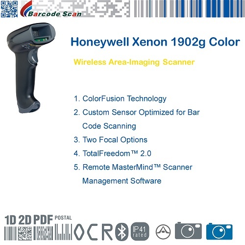 Honeywell Xenon 1900g & 1902g Xenon 1900 Leitor Area Image Colorido General Duty Scanners