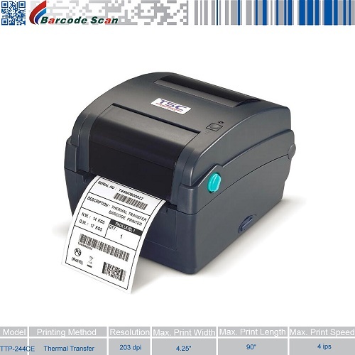 TSC TTP-244CE a Small Footprint Label Printer