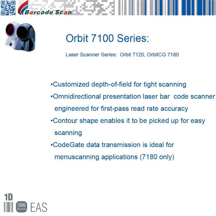 Orbit 7120 Omnidirectional Laser Scanner