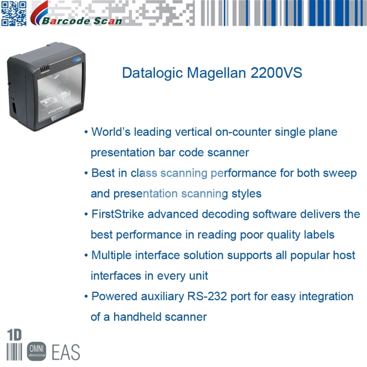 Datalogic Magellan 2200VS  In-Counter Scanner/Waagen