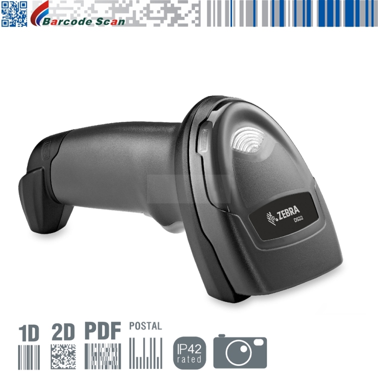 Zebra DS2200 Series Corded and Cordless 1D/2D Handheld Imagers Barcode Scanners