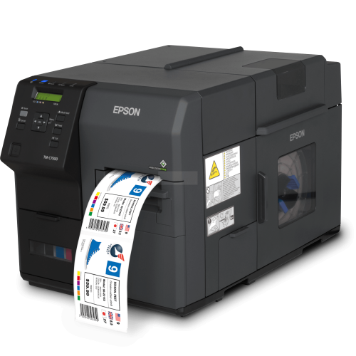 Epson ColorWorks TM-C7500G inkjet colour label printer for printing color labels