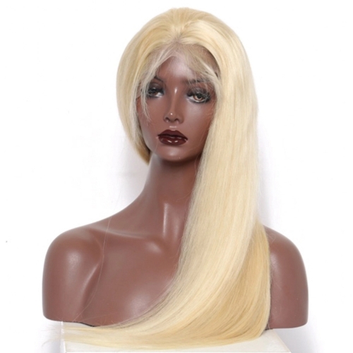 613 blonde hair 13x4 frontal wig straight Custom Transparent Lace Wig
