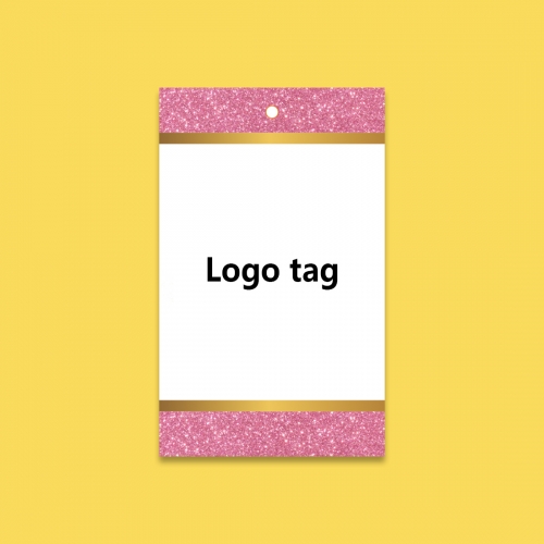 Logo tag 1000pcs 3-5 business days to custom make