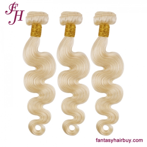 100% Cuticle Aligned Human Hair 613 Blonde Body Wave Hair Bundles