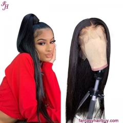 FH best virgin hair transparent lace brazilian hair straight full lace wig