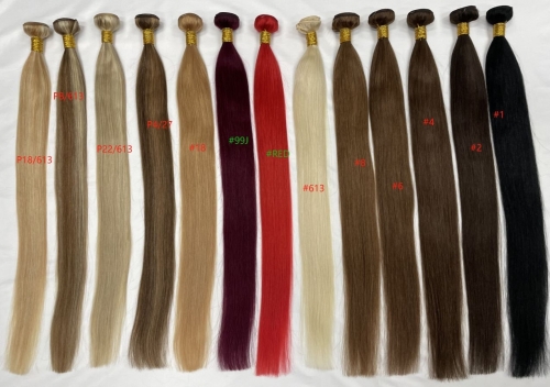 FH virgin 100% human hair weft full straight hair bundle