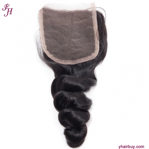 FH Virgin Brazilian Human Hair Loose Wave 5x5 HD Lace Closure