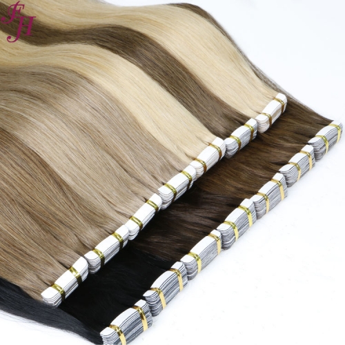 FH wholesale factory price tape in hair extensions 50/pack 20pcs/pack