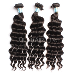 Ula Hair 13A Grade Peruvian Virgin Hair Loose Curly Peruvian Wavy Hair 3Bundles/lot 100% Unprocessed Peruvian Human hair