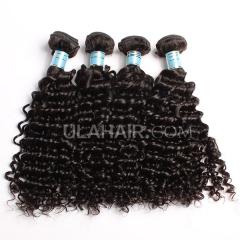 Ula Hair Peruvian Virgin Hair Deep Wave Human Hair Extensions 4Bundles/Lot Peruvian Curly Hair Waving