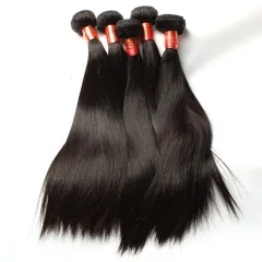 【12A 3PCS】Peruvian Straight Virgin Human Hair 3 bundles High Quality Hair Weave