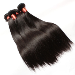 【12A 4PCS】Straight Virgin Malaysian Hair Mixed Length 100% Unprocessed Human Hair Bundles No Shedding