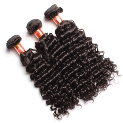 【12A 4PCS】Brazilian Curly Hair Bundles Deep Wave Virgin Human Hair No Shedding No Tangle