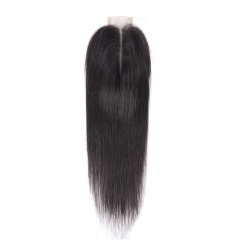 【12A】 Straight Hair 2*6 Lace Closure Middle/Free/Three Part Natural Color Human Unprocessed Hair