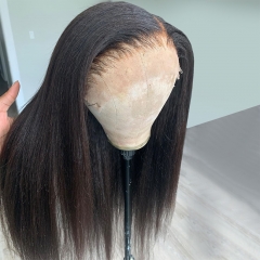 【In Stock】Ulahair 13a 250% Full-Max Denstiy Kinky Straight Human Hair Lace Front Wigs 13x4 Lace Frontal 4x4 Lace Closure Wigs 250% Density  Lace Wigs 