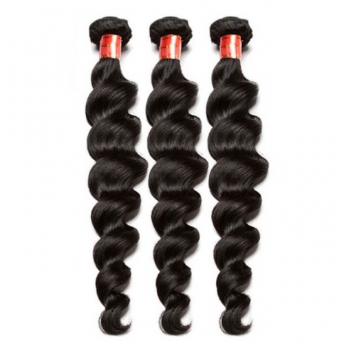 【12A 3PCS】High Quality Virgin Brazilian Loose Wave Human Hair 3 Bundles