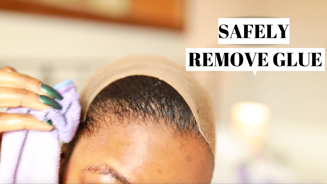 remove glue in weave