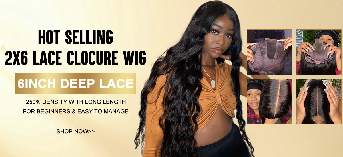 2x6 lace closure wig