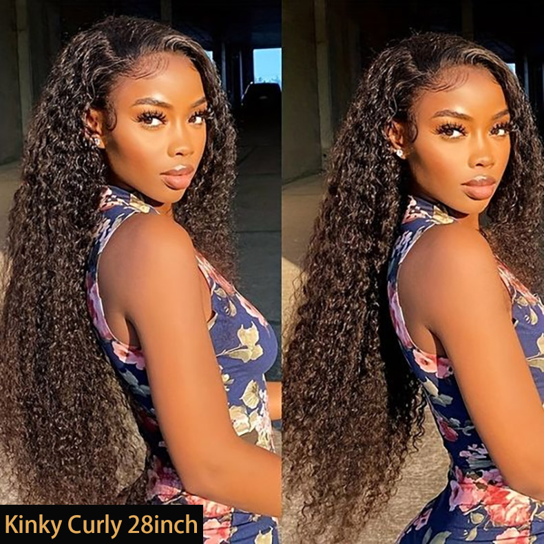 kinky curly human hair