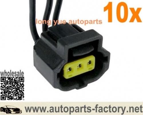 longyue 10pcs Ford Brake Master Cylinder Reservoir Fluid Level Sensor Repair Connector Pigtail 12"