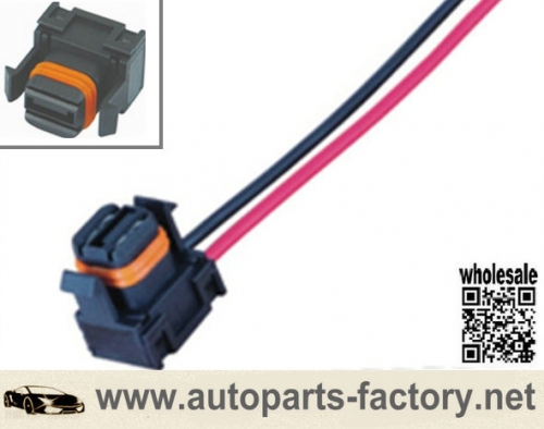 longyue 10pcs 2pin Vehicle Waterproof Socket Distributor Wiring Harness Adapter 6"