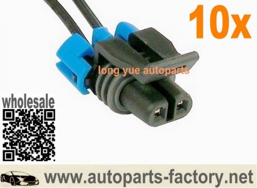 longyue 10pcs GM Boost control Solenoid Connector Pigtail OEM BCS Delco wire 8"