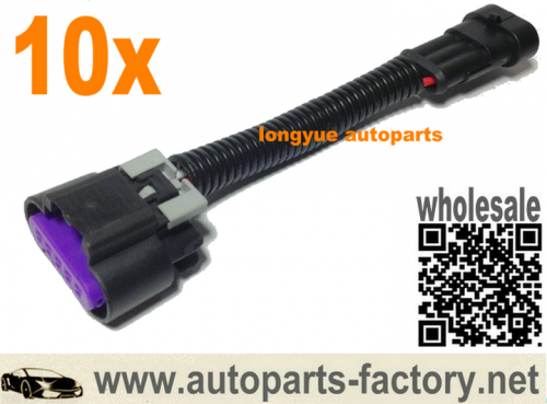 longyue 10pcs GM 3 wire To 5 Wire Maf Adaptor Harness