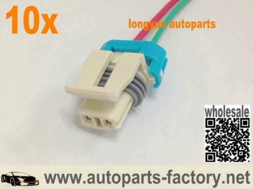 longyue 10pcs Air Diverter Solenoid Connector Pigtail 2 Cavity Metri-Pack 150 Female Connector 12"
