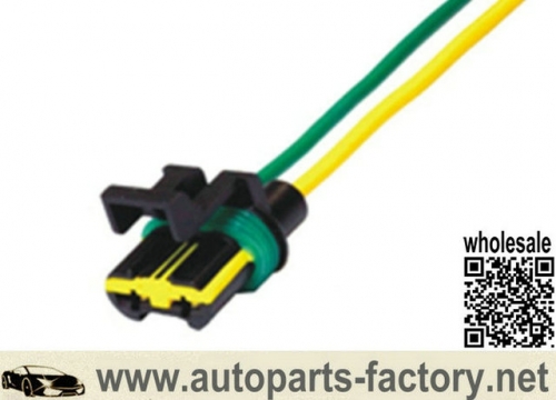 longyue 10pcs GM 2pin vehicle Waterproof Connector Wiring Plugs adapter 6"