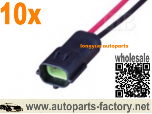 longyue 10pcs 2-Way Adapter Distributor Wiring Harness 8"