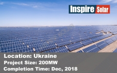 A solar power plant project signed  by CMEC and DTEK