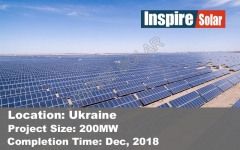 A solar power plant project signed  by CMEC and DTEK