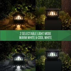 Solar Fence Post Light