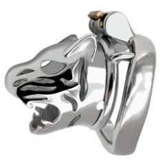 Stainless steel male chastity lock CB