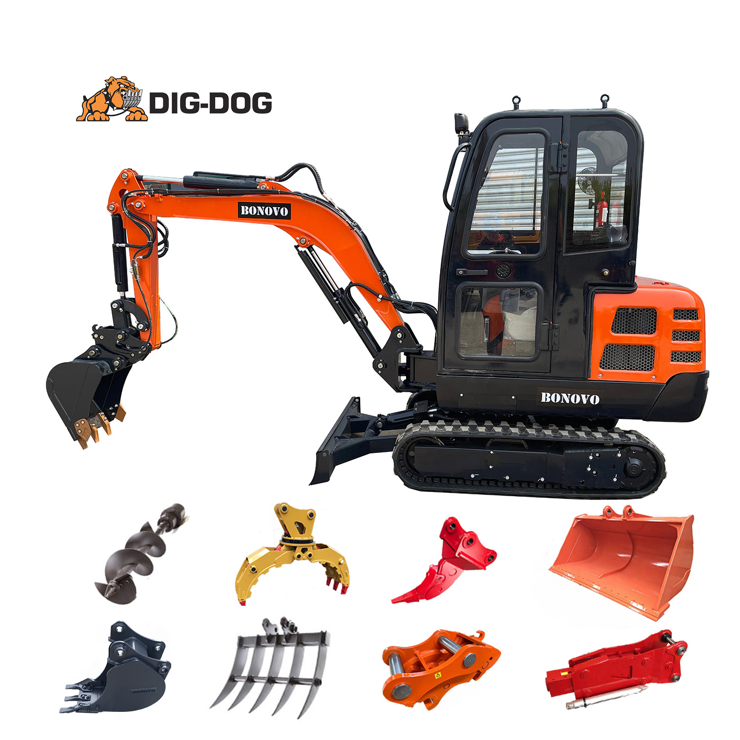Super mini,Super mighty: DIG DOG Mini excavators