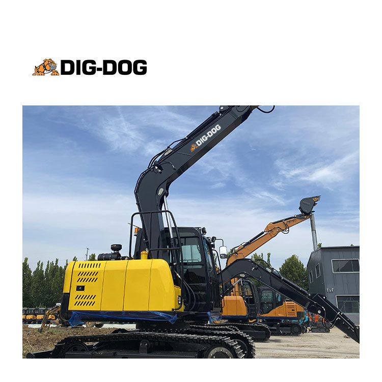 DIG-DOG DG75 Compact Excavator for Sale 7.5Ton Crawler Hydraulic Mini Excavator