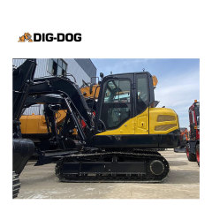 DIG-DOG DG75 Compact Excavator for Sale 7.5Ton Crawler Hydraulic Mini Excavator