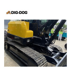 DIG-DOG DG75 Compact Excavator for Sale 7.5Ton Crawler Hydraulic Mini Excavator