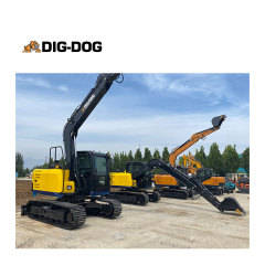 DIG-DOG DG75 Compact Excavator for Sale 7.5Ton Crawler Hydraulic Mini Excavator